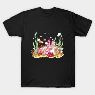 Coral Hand Drawn T-Shirt
